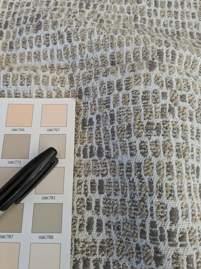 64 EV47 Square Scalamandre Old World Weavers Colfax Marine Blue White Outdoor Small Scale Texture