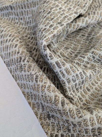 64 EV47 Square Scalamandre Old World Weavers Colfax Marine Blue White Outdoor Small Scale Texture