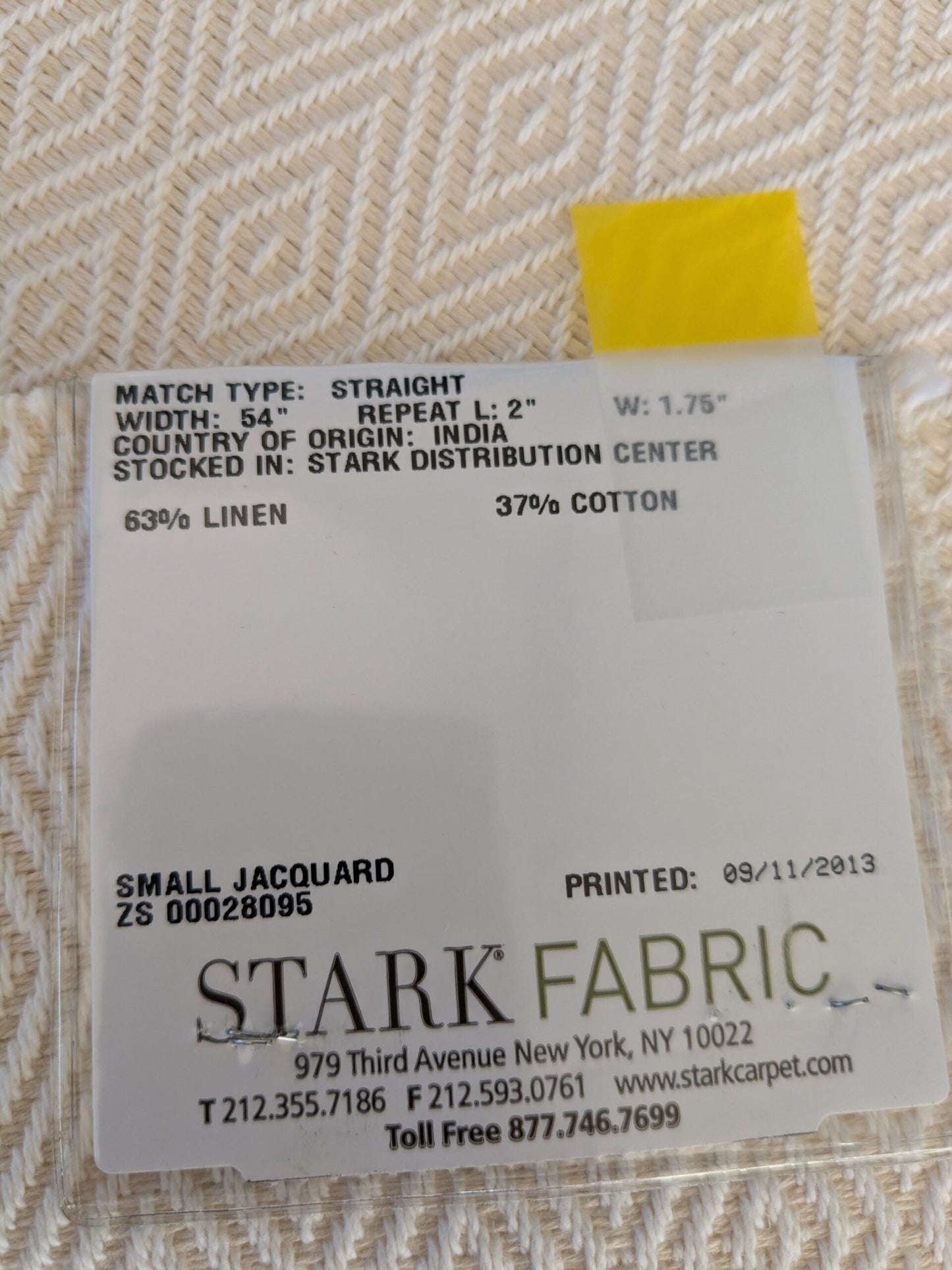 65 EV47 Square Scalamandre Old World Weavers Mokala Revrs Ivory Cream Jacquard Small Scale Diamond Ogee Reversible