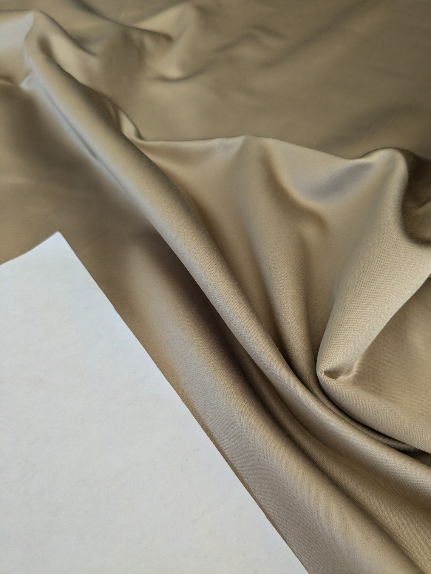 72 EV47 Square Scalamandre Holly Cream Cotton Polyester Plain Solid - Holes on edges