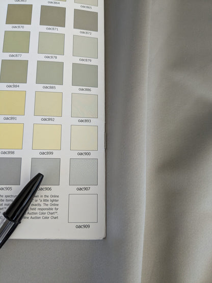 74 EV47 Square Scalamandre Holly Mauve Metal Gray Cotton Polyester Plain Solid 27"x27"