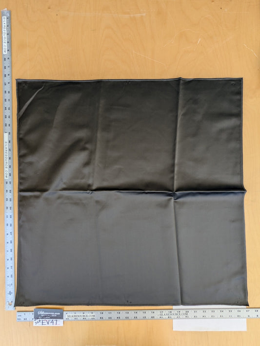 75 EV47 Square Scalamandre Holly Seal Brown Gray Cotton Polyester Plain Solid 27"x27"