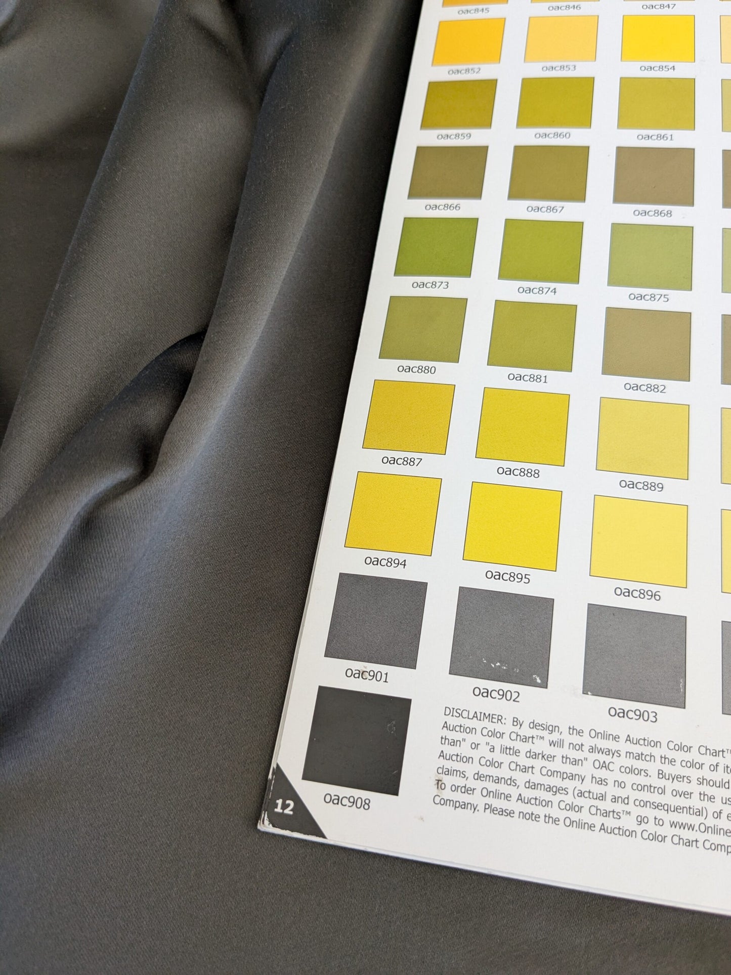 75 EV47 Square Scalamandre Holly Seal Brown Gray Cotton Polyester Plain Solid 27"x27"