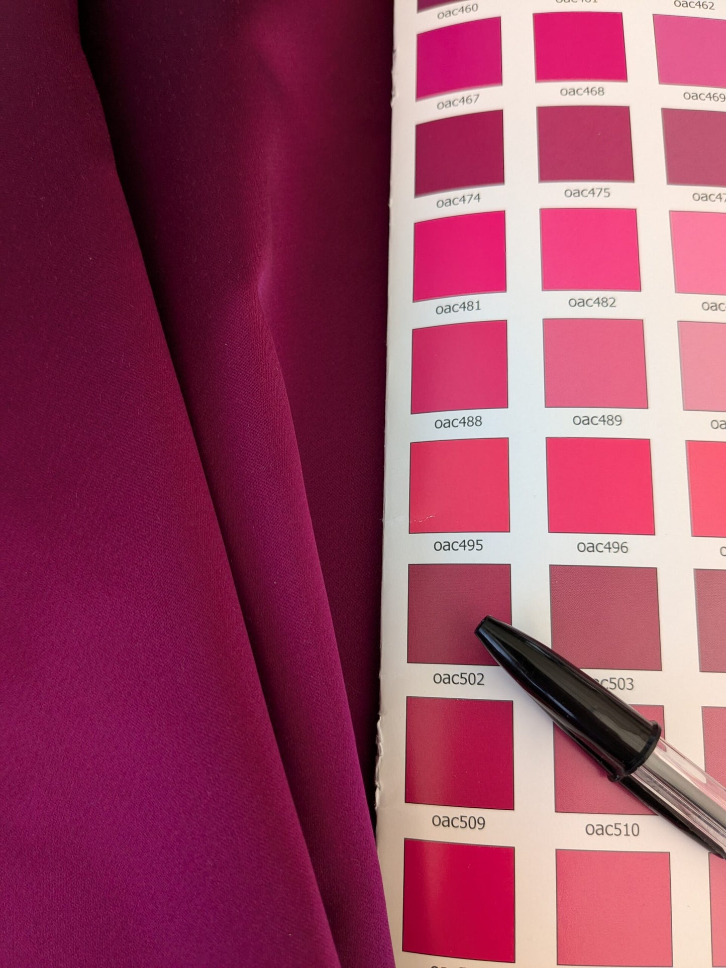 76 EV47 Square Scalamandre Holly Purple Cotton Polyester Plain Solid 27"x27"