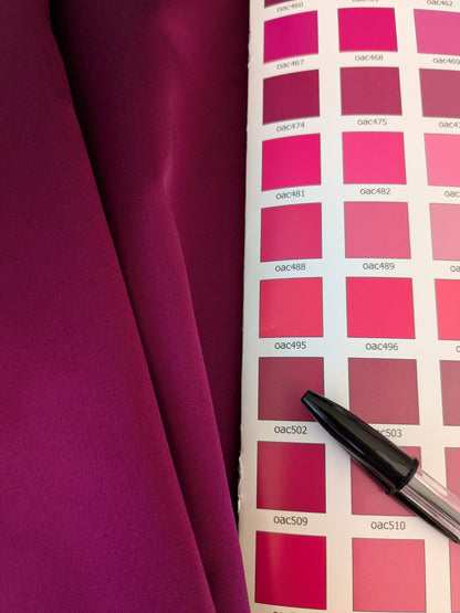 76 EV47 Square Scalamandre Holly Purple Cotton Polyester Plain Solid 27"x27"