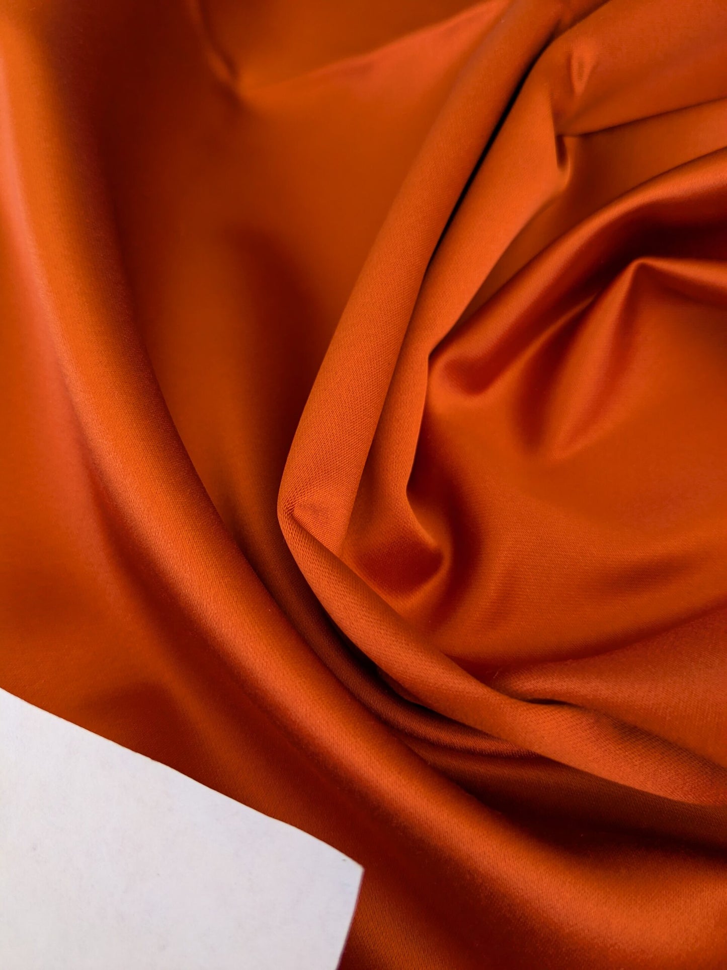 77 EV47 Square Scalamandre Holly Orange Cotton Polyester Plain Solid 27"x27"