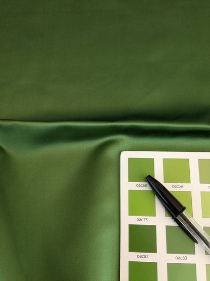 78 EV47 Square Scalamandre Holly Green Cotton Polyester Plain Solid 27"x27"