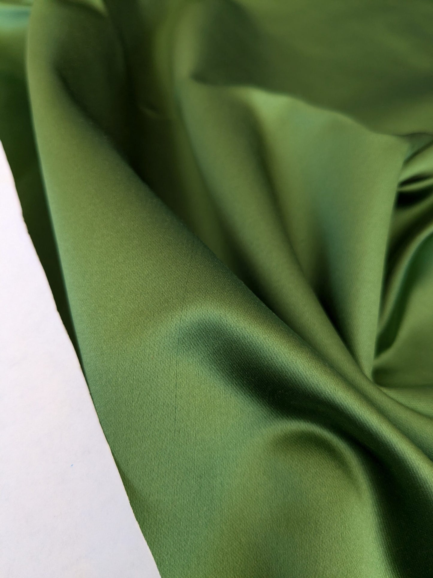 78 EV47 Square Scalamandre Holly Green Cotton Polyester Plain Solid 27"x27"