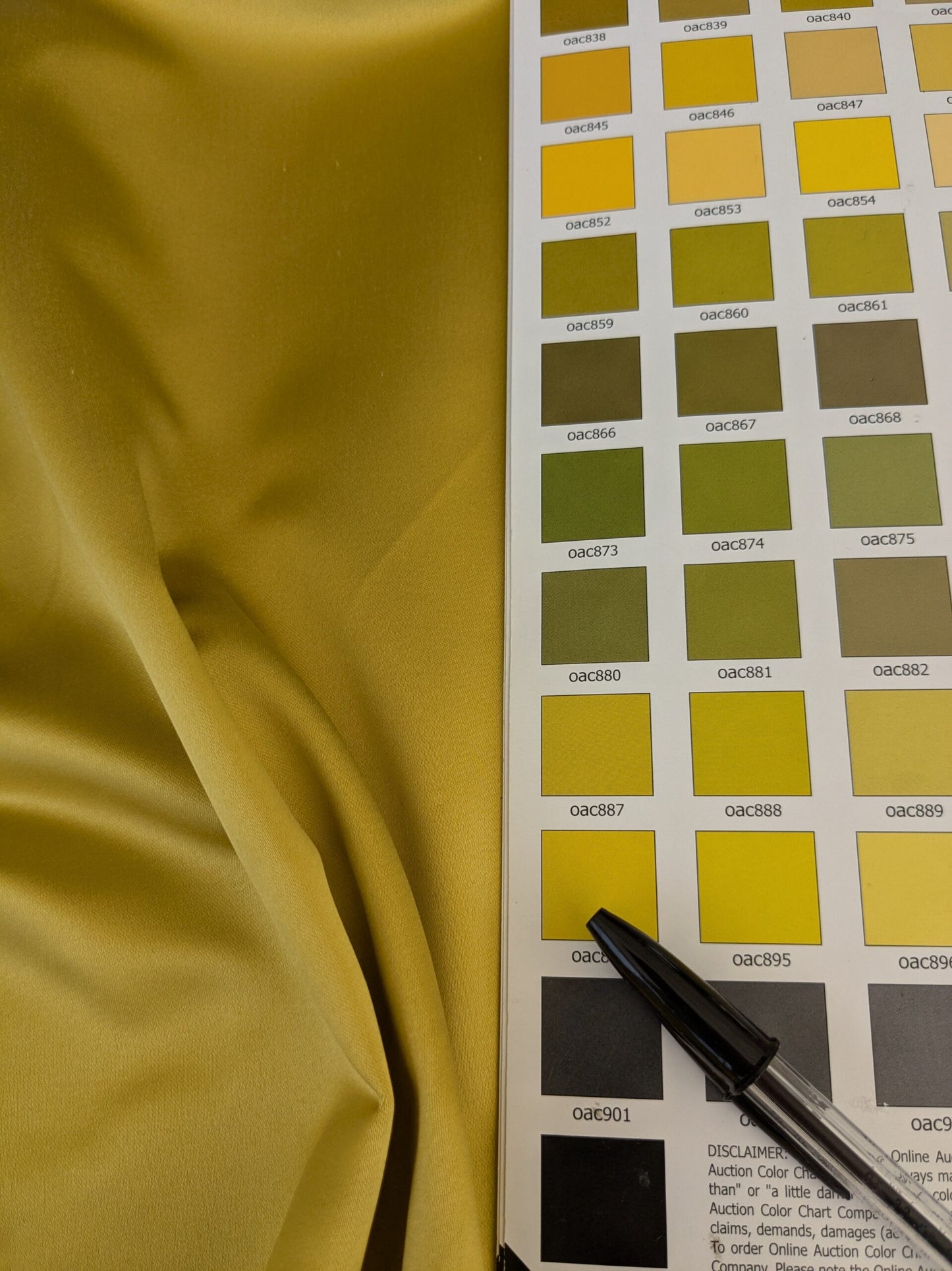 78 EV47 Square Scalamandre Holly Mustard Yellow Cotton Polyester Plain Solid 27"x27"