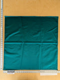 82 EV47 Square Scalamandre Holly Navigate Aqua Cotton Polyester Plain Solid 27"x27"