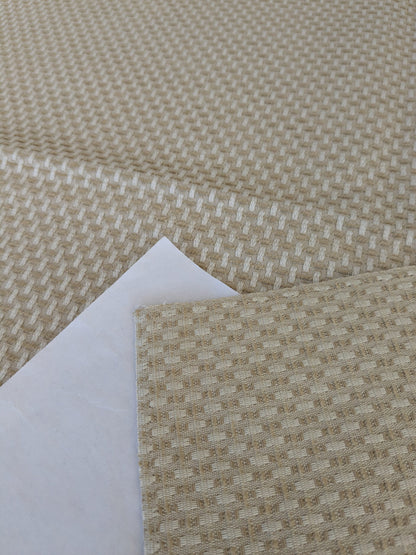 84 EV47 Square Scalamandre Boris Kroll Berkshire Weave Sand Beige Small Scale Texture Cotton