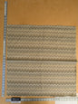 90 EV47 Square Scalamandre Polluce Brown Lampas Chevron Cotton MSRP USD300+/y 26"x26"