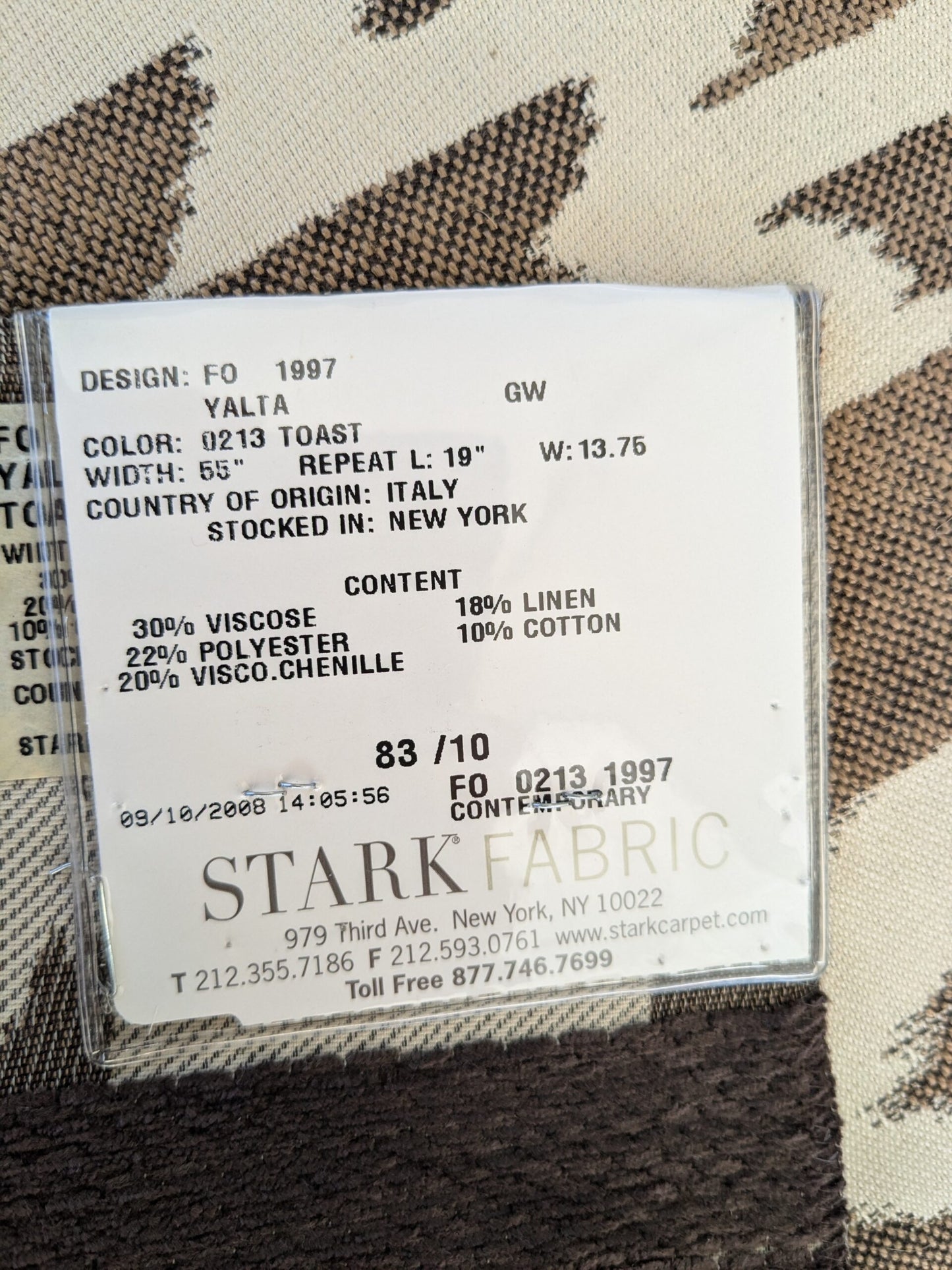 91 EV47 Square Scalamandre Grey Watkins Yalta Toast Ikat Paisley Brown Art Deco Geometric