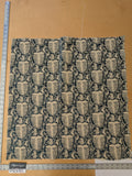 103 EV47 Square Scalamandre Grey Watkins Veneto Pine Blue Beige Jacquard Botanical Foliage Chenille MSRP USD590+/y