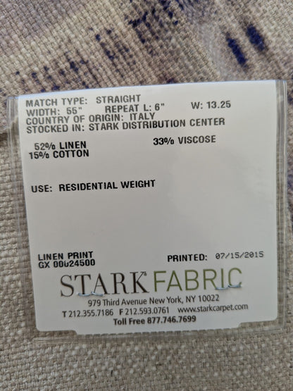 127 EV47 Square Scalamandre Nebula-Gx Lavender Aura Woven Abstract Stripe Ikat MSRP USD364/y 27" x 27"