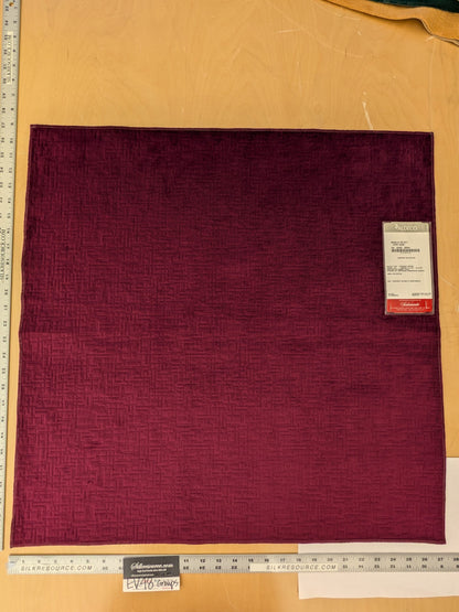 1 EV48 Square Scalamandre Aldeco Braille Velvet Solid Polyester Geometric Small Scale - 8 Pieces of Different Colorways