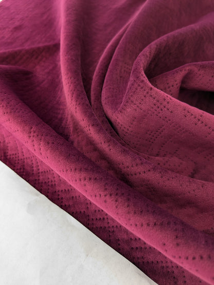 1 EV48 Square Scalamandre Aldeco Braille Velvet Solid Polyester Geometric Small Scale - 8 Pieces of Different Colorways