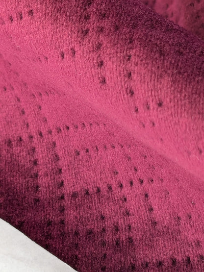 1 EV48 Square Scalamandre Aldeco Braille Velvet Solid Polyester Geometric Small Scale - 8 Pieces of Different Colorways