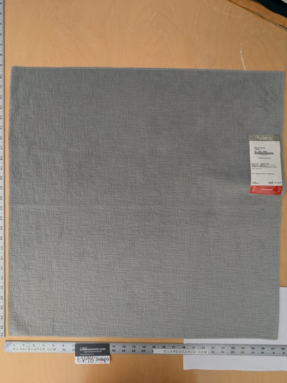 1 EV48 Square Scalamandre Aldeco Braille Velvet Solid Polyester Geometric Small Scale - 8 Pieces of Different Colorways