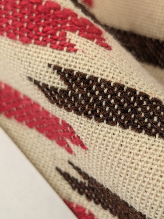 2 EV48 Square Scalamandre Shane Bordeauz Jacquard Cotton Geometric Reversible - 5 Pieces of Different Colorways