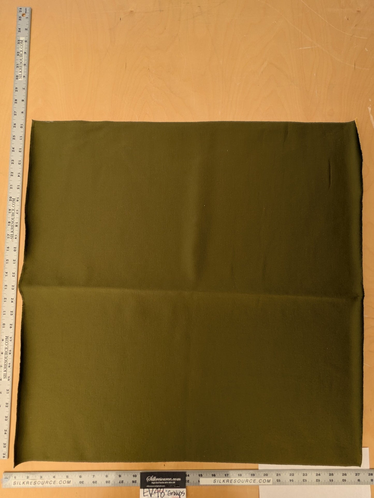 3 EV48 Square Scalamandre Solid Plain Silky Satin - 10 Pieces of Different Colorways