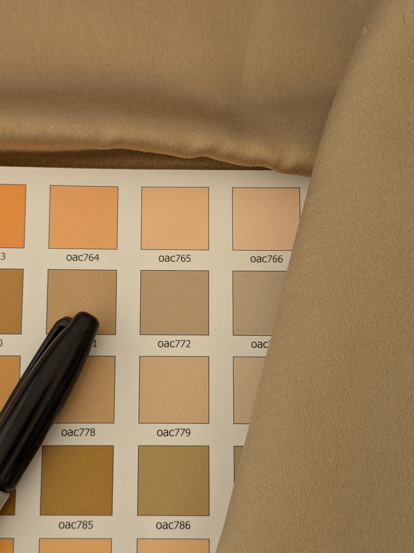 3 EV48 Square Scalamandre Solid Plain Silky Satin - 10 Pieces of Different Colorways