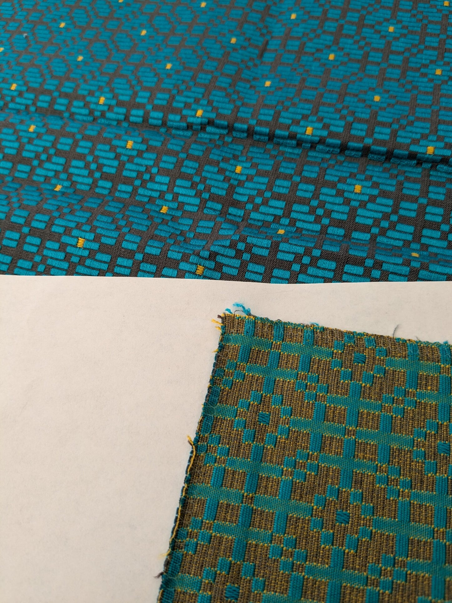 4 EV48 Square Scalamandre Lelievre Paris Palanquin Small Scale Texture - 14 Pieces of Different Colorways