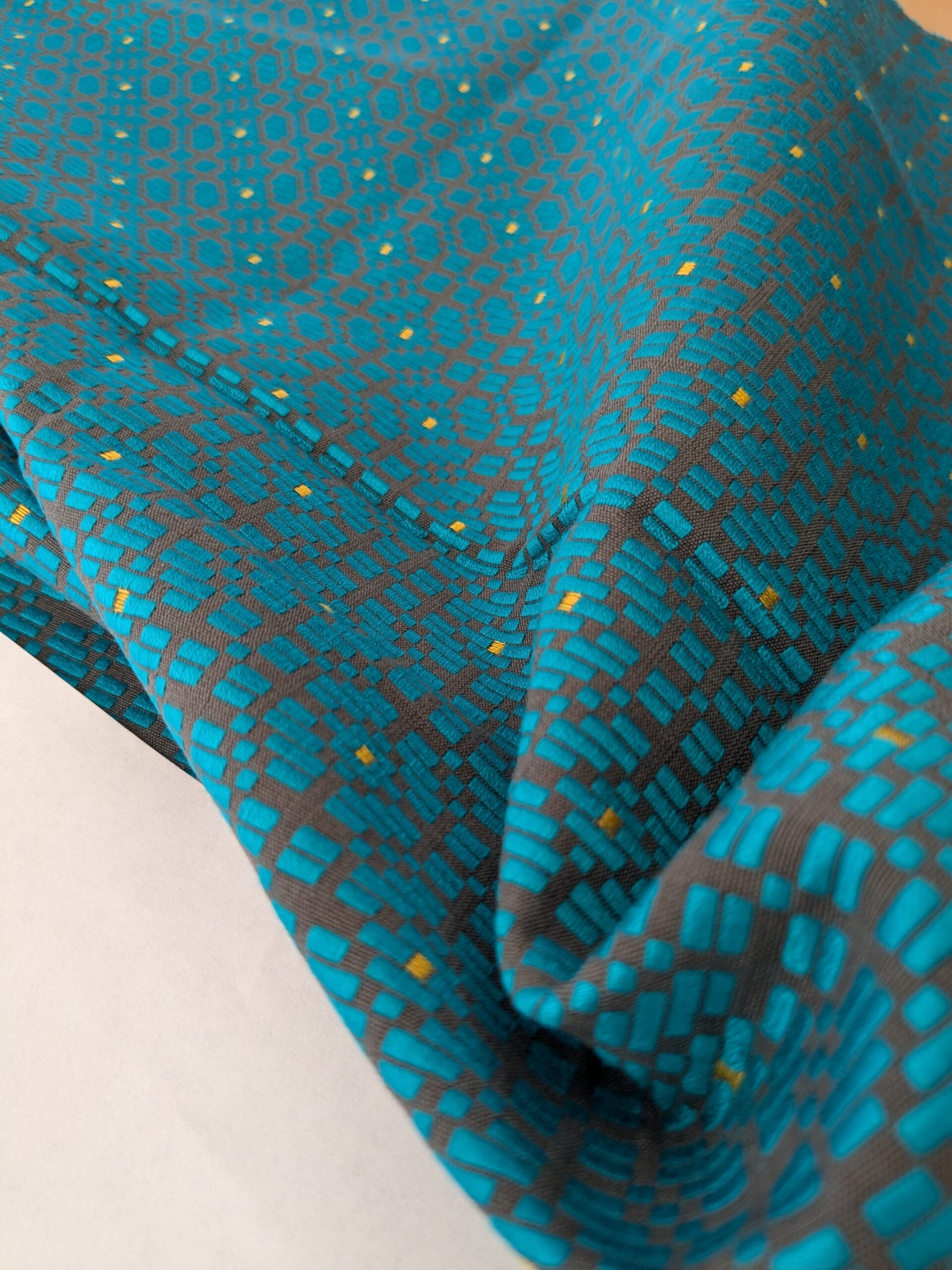 4 EV48 Square Scalamandre Lelievre Paris Palanquin Small Scale Texture - 14 Pieces of Different Colorways