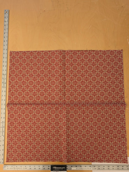 4 EV48 Square Scalamandre Lelievre Paris Palanquin Small Scale Texture - 14 Pieces of Different Colorways