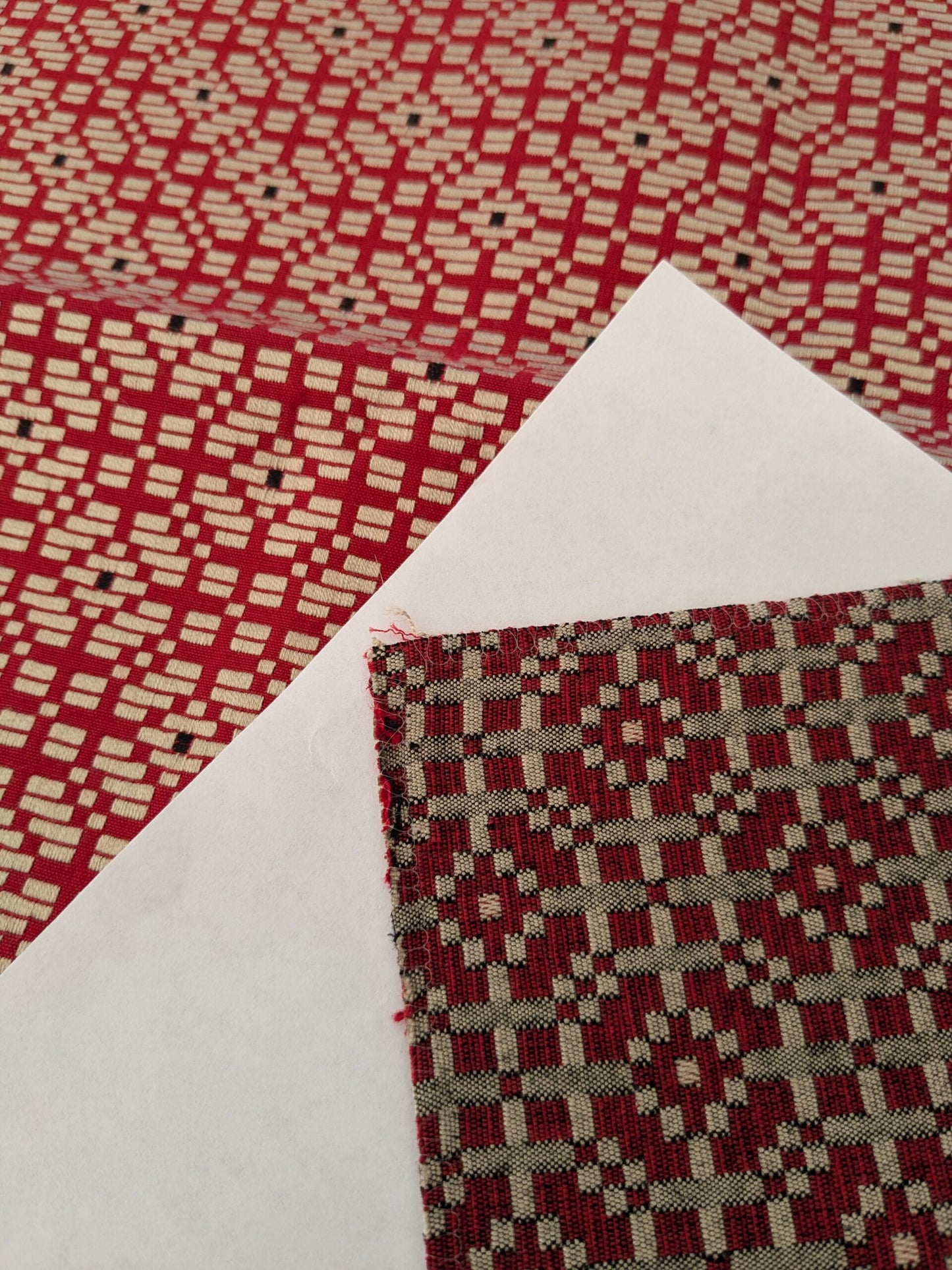 4 EV48 Square Scalamandre Lelievre Paris Palanquin Small Scale Texture - 14 Pieces of Different Colorways