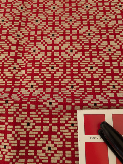 4 EV48 Square Scalamandre Lelievre Paris Palanquin Small Scale Texture - 14 Pieces of Different Colorways