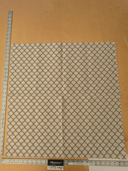 6 EV48 Square Scalamandre Diamond Ogee Pattern  - 10 Pieces of Different Colorways 26"x27"