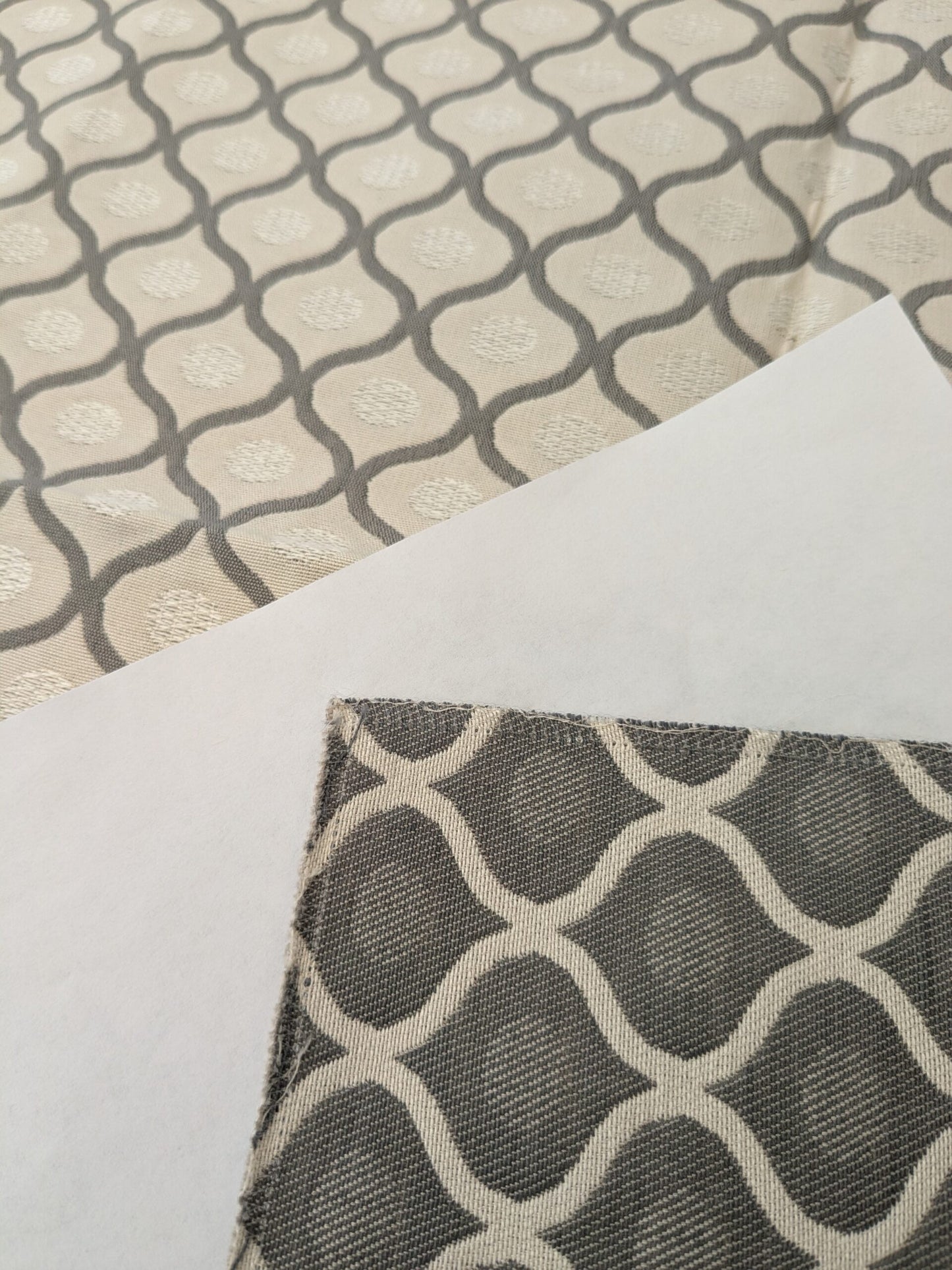 6 EV48 Square Scalamandre Diamond Ogee Pattern  - 10 Pieces of Different Colorways 26"x27"