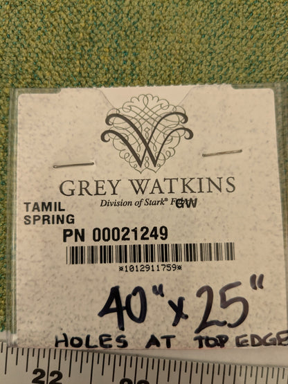 8 EV48 Square Scalamandre Grey Watkins Tamil Pattern Strie Texture  -  6 Pieces of Different Colorways