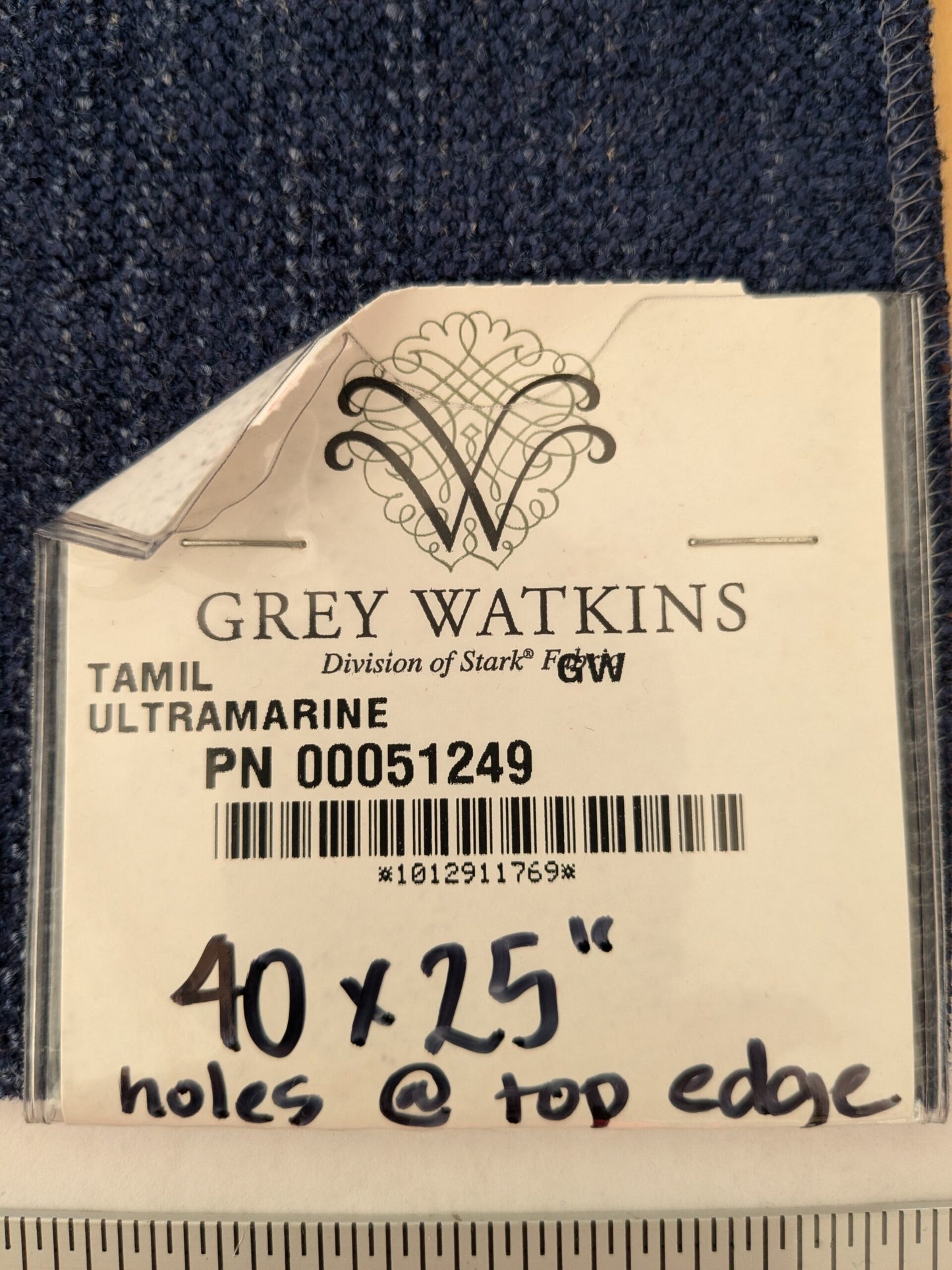 8 EV48 Square Scalamandre Grey Watkins Tamil Pattern Strie Texture  -  6 Pieces of Different Colorways