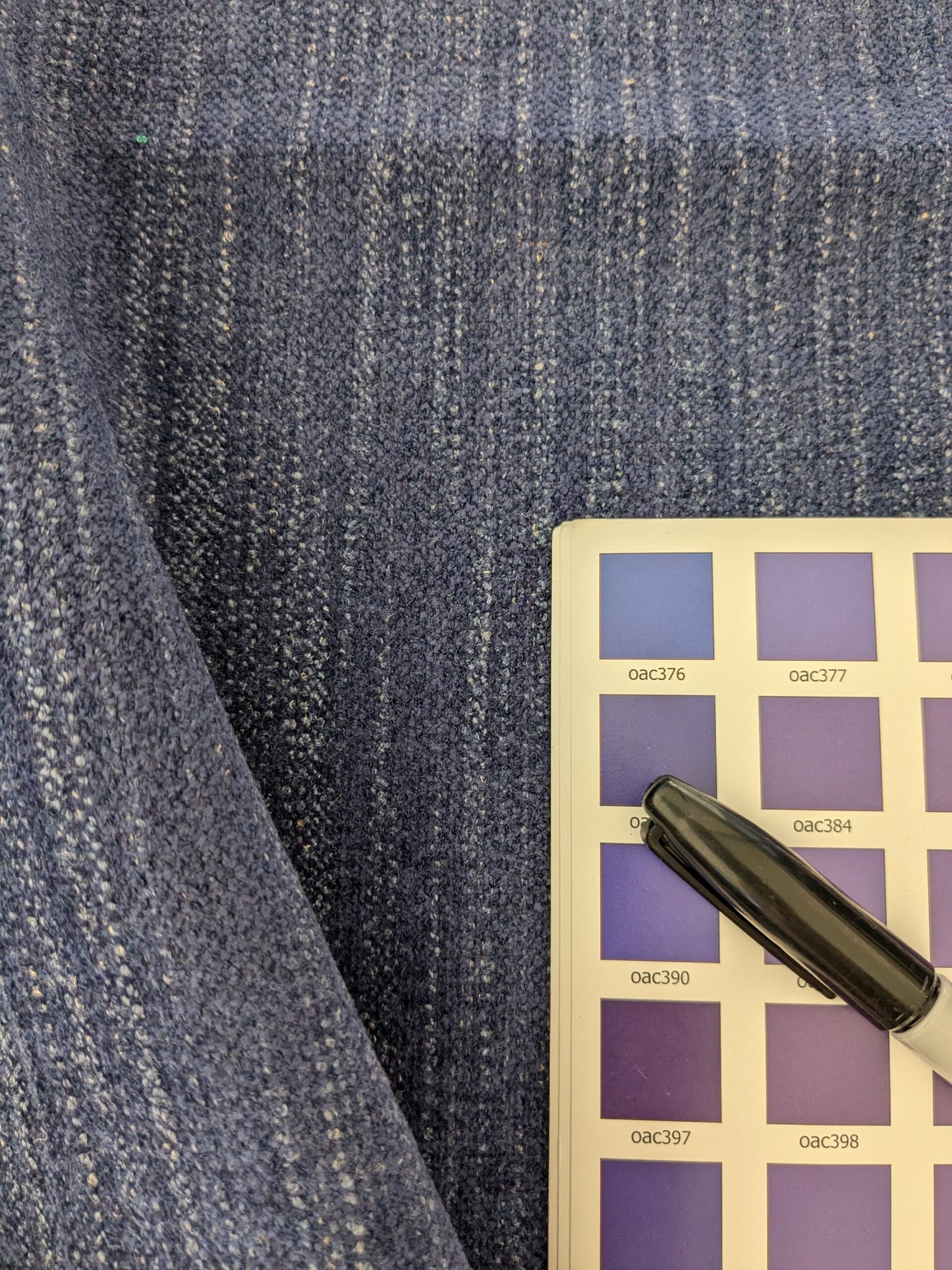 8 EV48 Square Scalamandre Grey Watkins Tamil Pattern Strie Texture  -  6 Pieces of Different Colorways