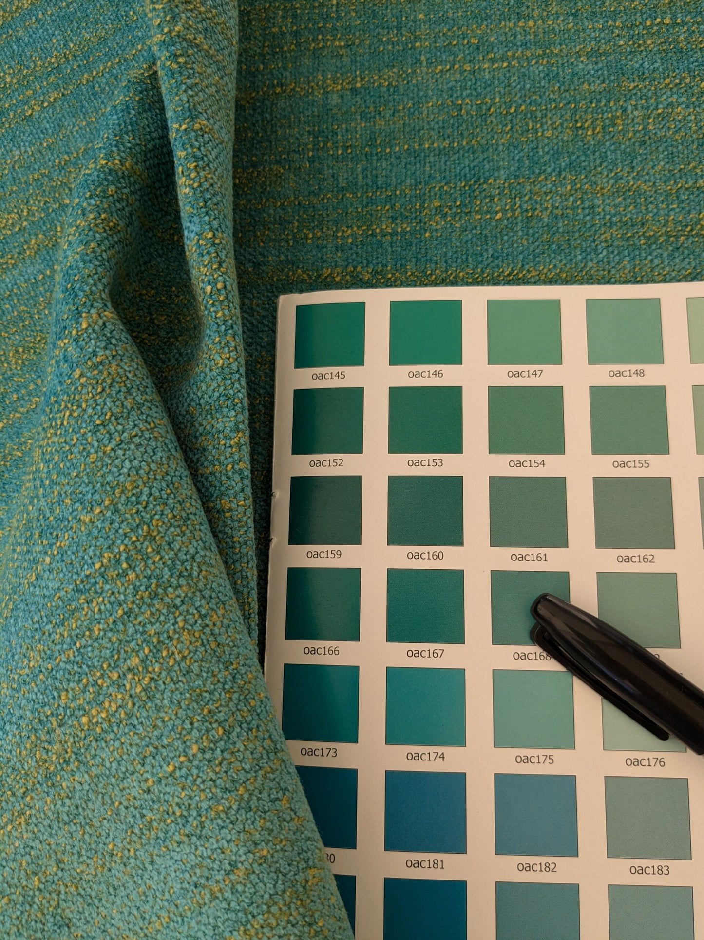 8 EV48 Square Scalamandre Grey Watkins Tamil Pattern Strie Texture  -  6 Pieces of Different Colorways