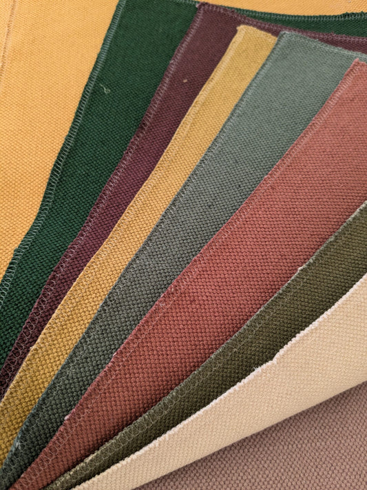 9 EV48 Square Scalamandre Alhambra Aspen Brushed Solid Cotton Linen  -  9 Pieces of Different Colorways 18"x27"