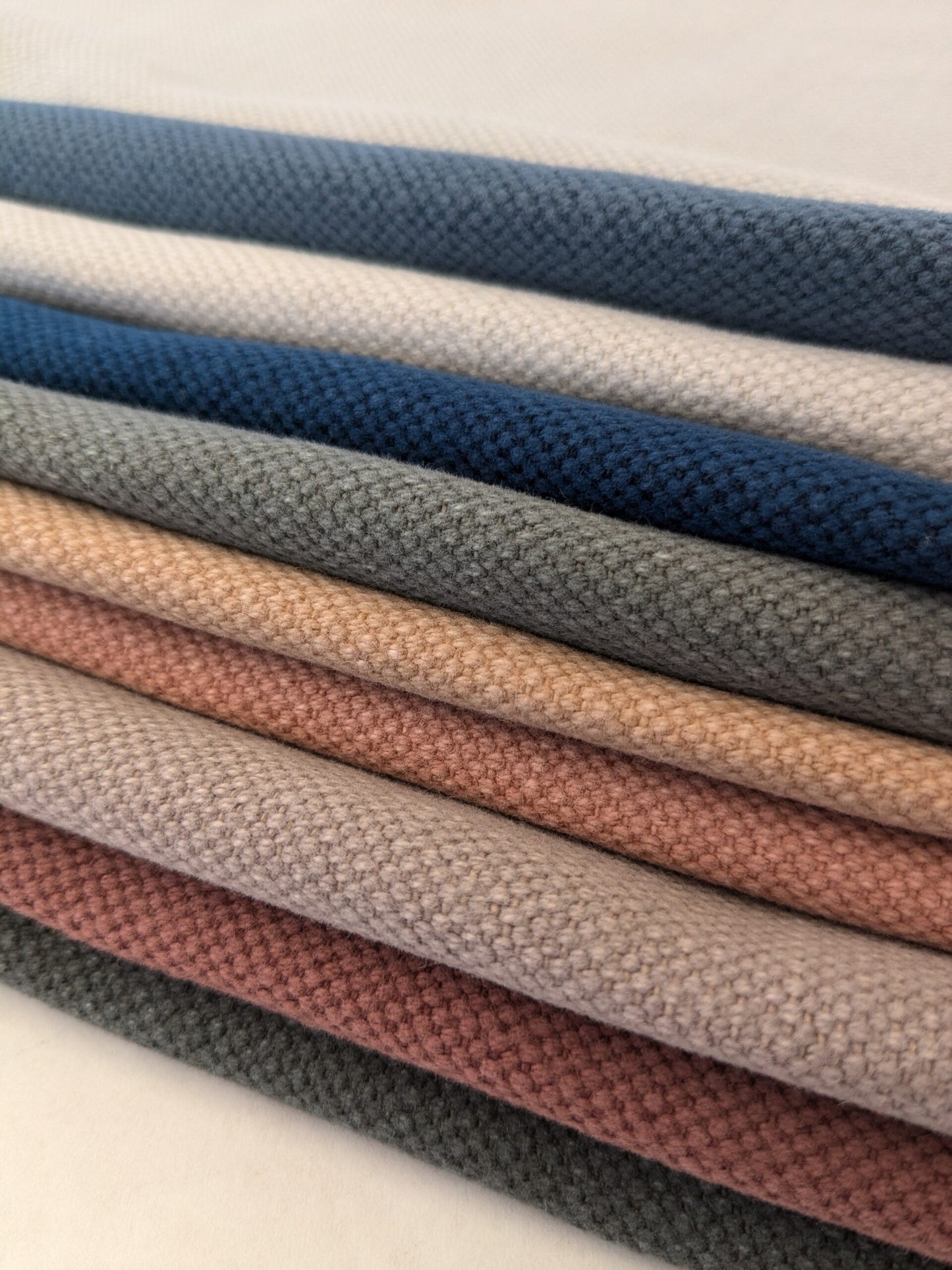 8 EV48 Square Scalamandre Grey Watkins Tamil Pattern Strie Texture  -  6 Pieces of Different Colorways