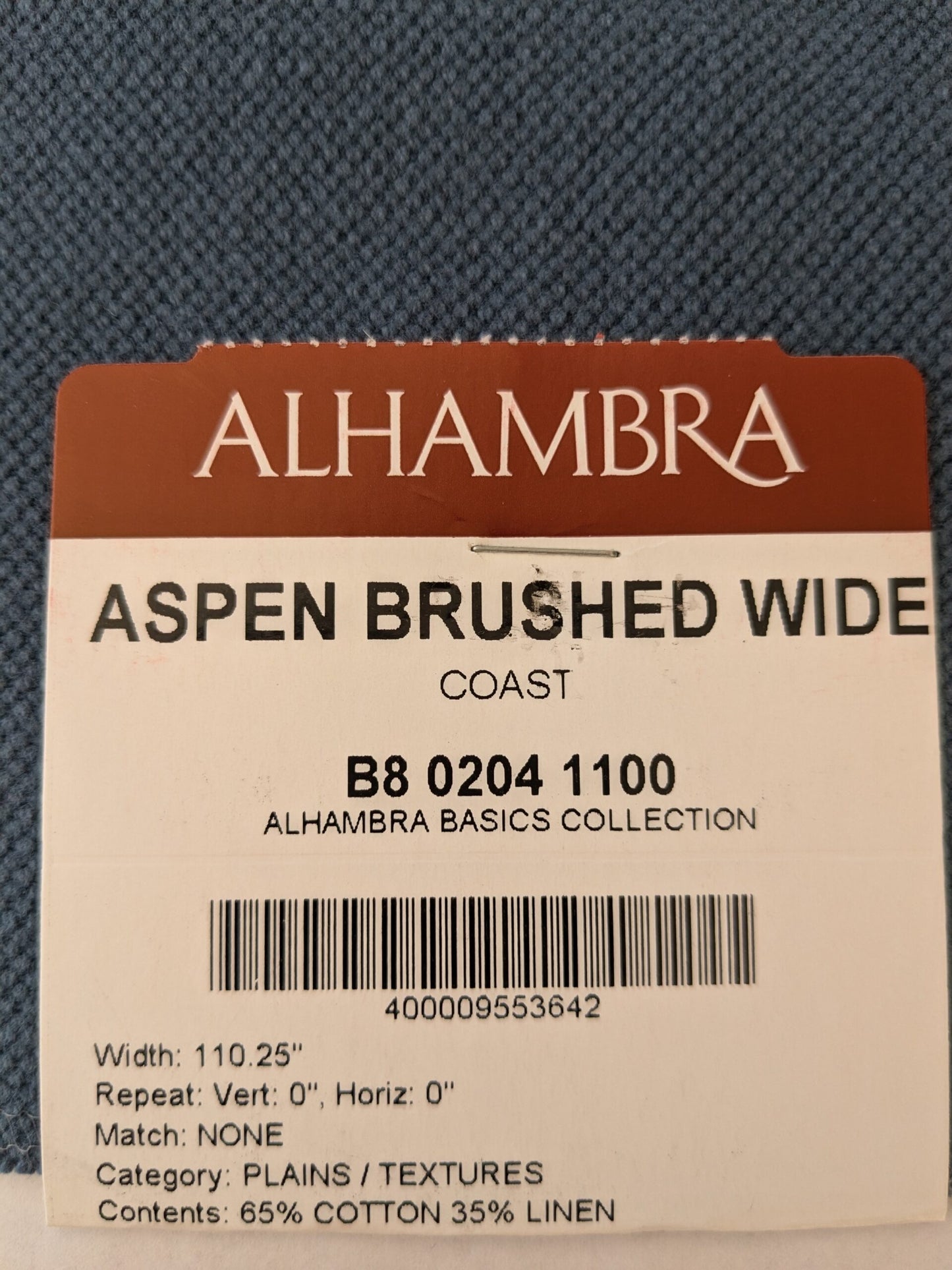 10 EV48 Square Scalamandre Alhambra Aspen Brushed Wide Solid Cotton Linen  -  10 Pieces of Different Colorways 17"x27"