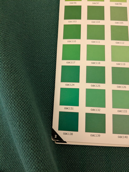 11 EV48 Square Scalamandre Alhambra Aspen Brushed Wide Solid Cotton Linen  -  10 Pieces of Different Colorways 17"x27"