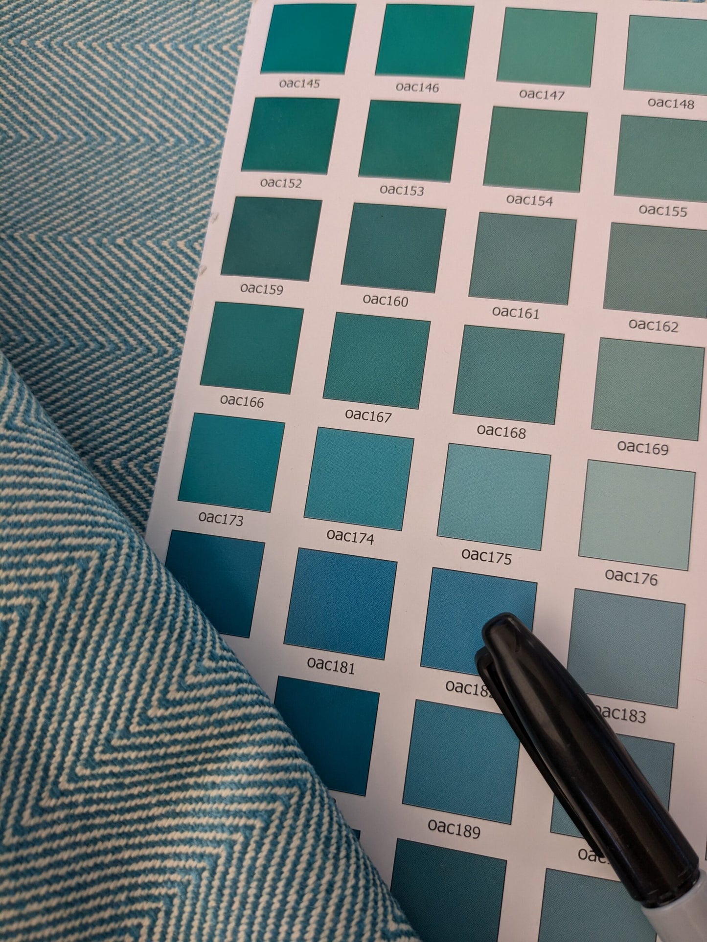 12 EV48 Square Scalamandre Infante Stripe Small Scale Texture Cotton Viscose -  10 Pieces of Different Colorways 13"x26"