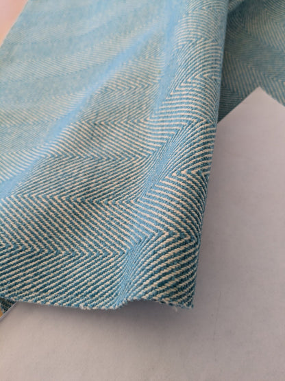 12 EV48 Square Scalamandre Infante Stripe Small Scale Texture Cotton Viscose -  10 Pieces of Different Colorways 13"x26"