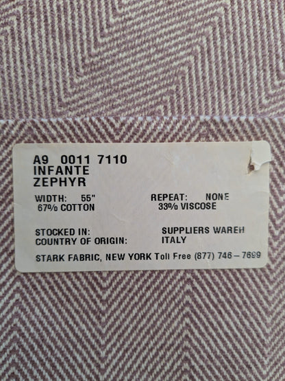 12 EV48 Square Scalamandre Infante Stripe Small Scale Texture Cotton Viscose -  10 Pieces of Different Colorways 13"x26"