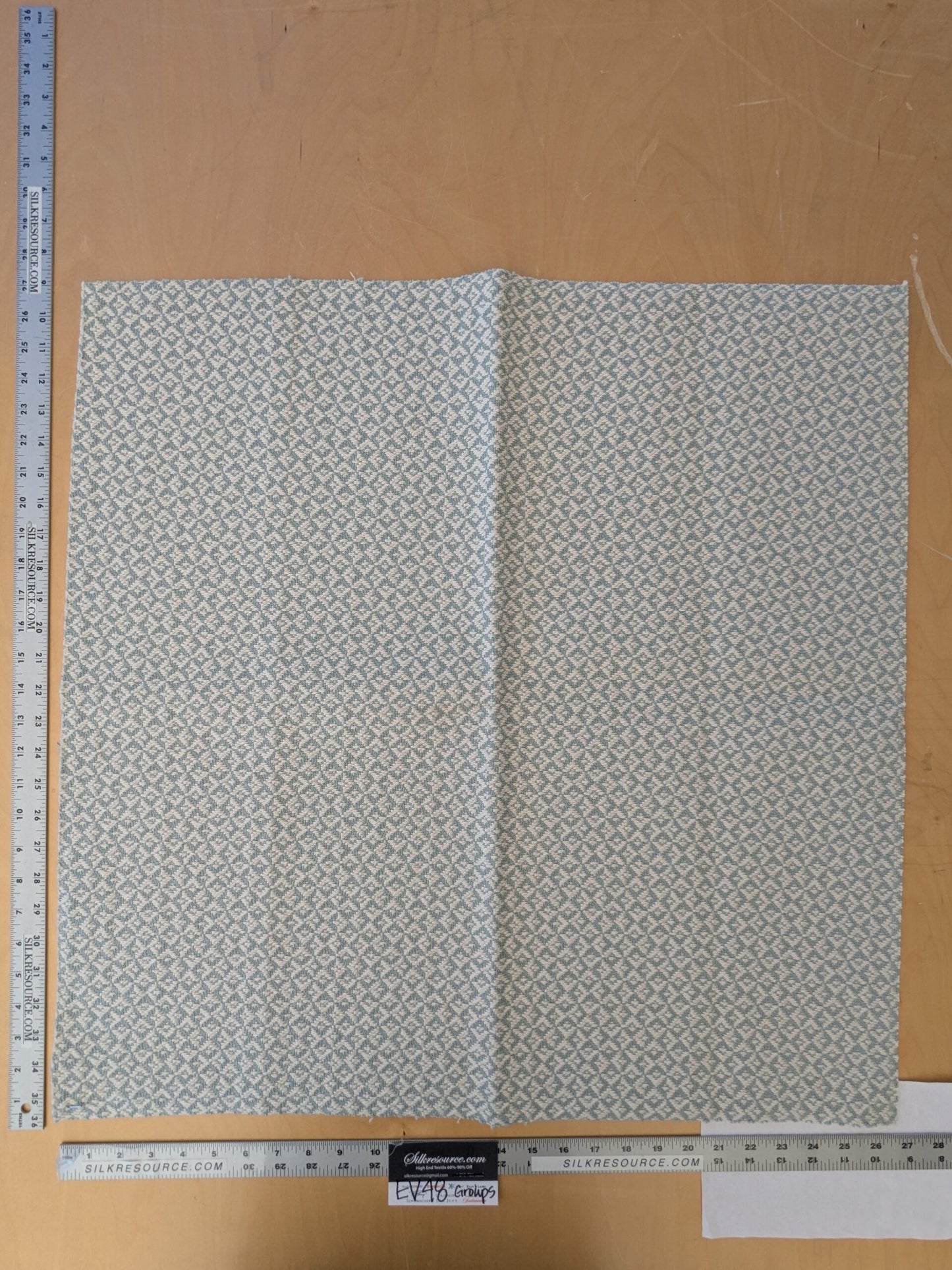 13 EV48 Square Scalamandre Khiva Weave Small Scale Geometric Cotton MSRP USD180/yd -  5 Pieces of Different Colorways 27"x27"