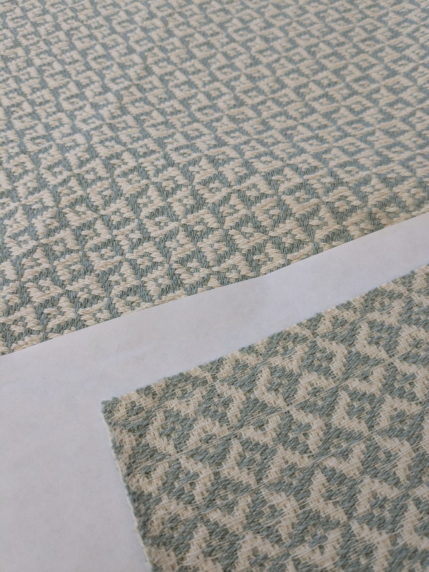 13 EV48 Square Scalamandre Khiva Weave Small Scale Geometric Cotton MSRP USD180/yd -  5 Pieces of Different Colorways 27"x27"