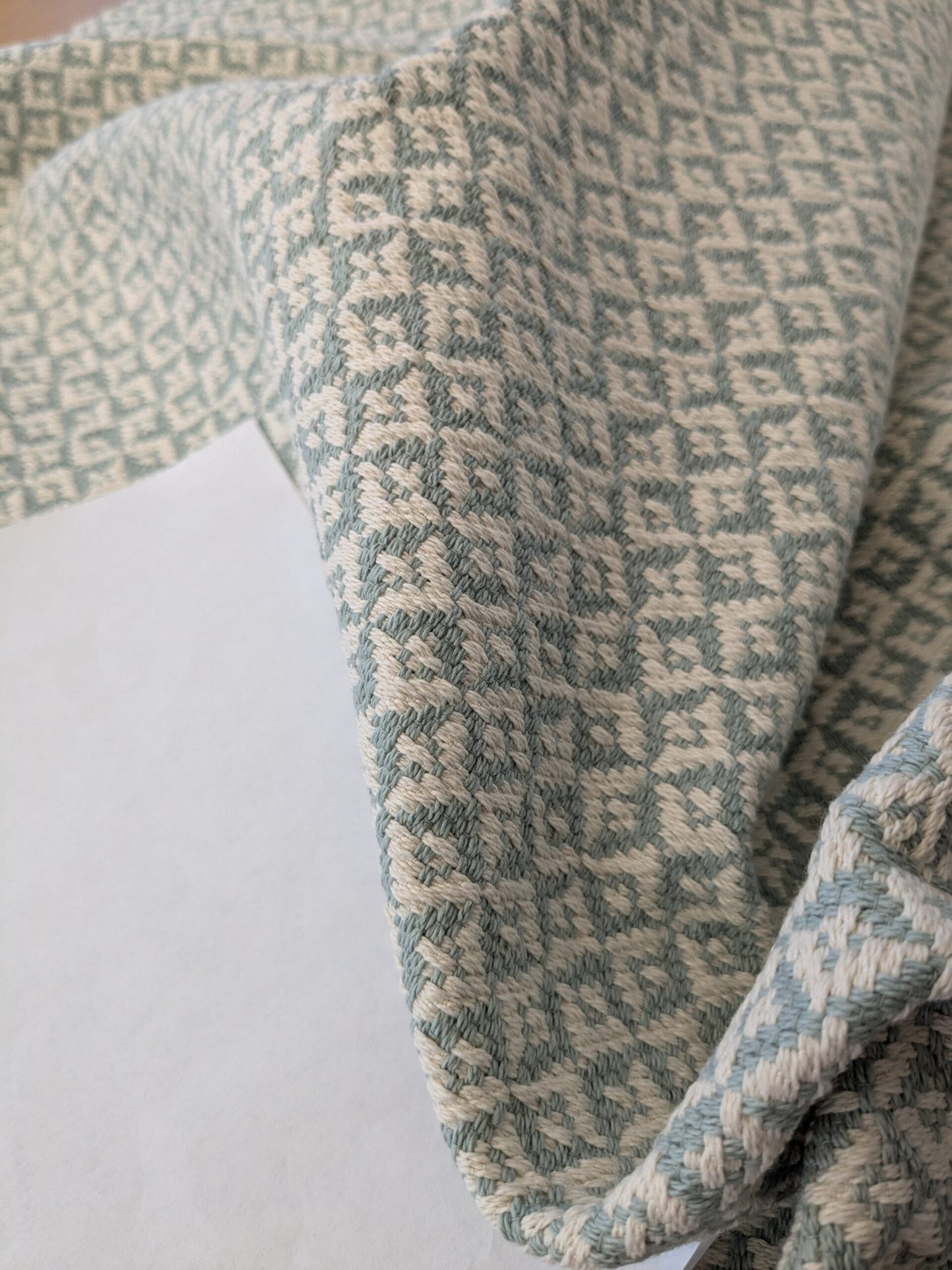 13 EV48 Square Scalamandre Khiva Weave Small Scale Geometric Cotton MSRP USD180/yd -  5 Pieces of Different Colorways 27"x27"