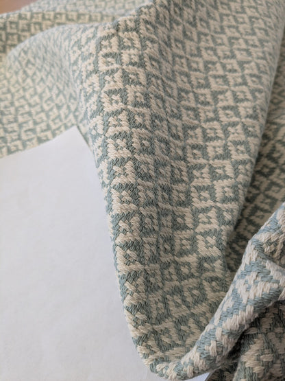 13 EV48 Square Scalamandre Khiva Weave Small Scale Geometric Cotton MSRP USD180/yd -  5 Pieces of Different Colorways 27"x27"