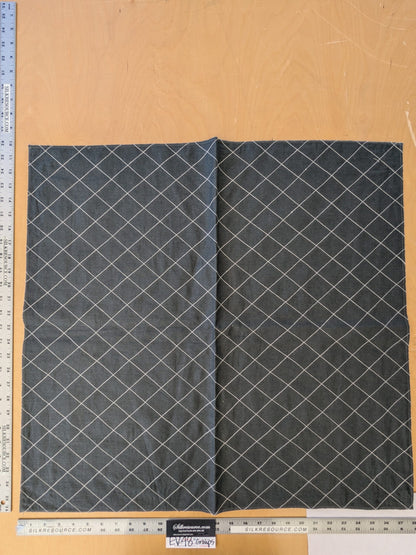 14 EV48 Square Scalamandre Plaid Check Square Pattern -  4 Pieces of Different Colorways 26"x28"