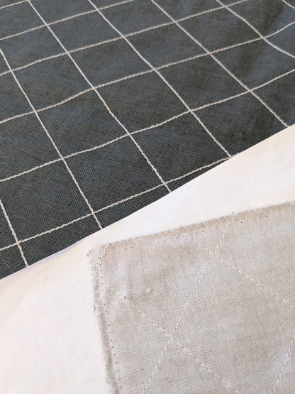 14 EV48 Square Scalamandre Plaid Check Square Pattern -  4 Pieces of Different Colorways 26"x28"